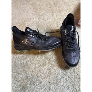 Under Armour Harper 8 Low St Baseball Cleats Size 13 Black‎ Metal